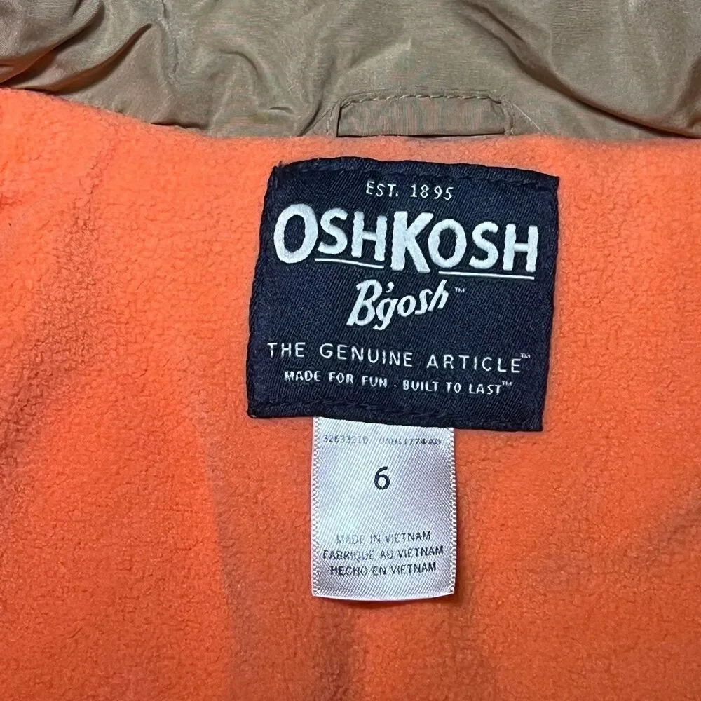 Tan Osh Kosh kids‎ size 6 best